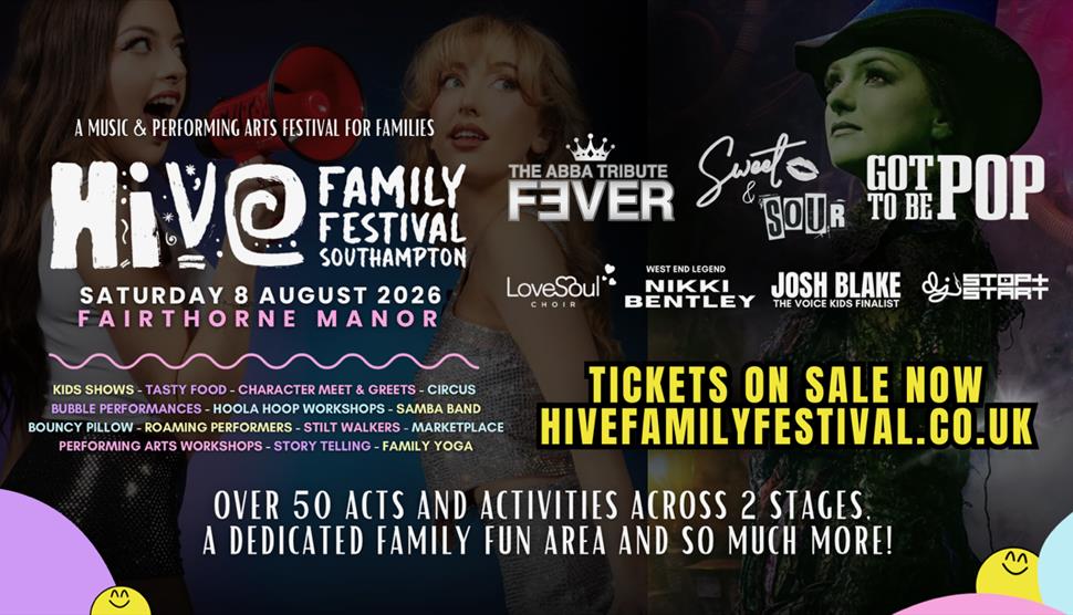 Hive Family Festival 2026 Southampton Hampshire