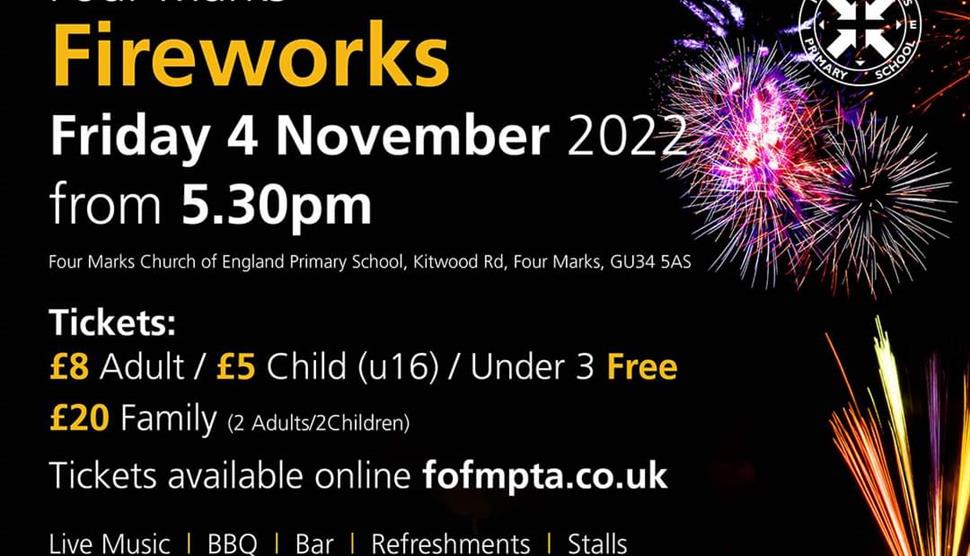 Four Marks Fireworks at Four Marks C of E Primary School