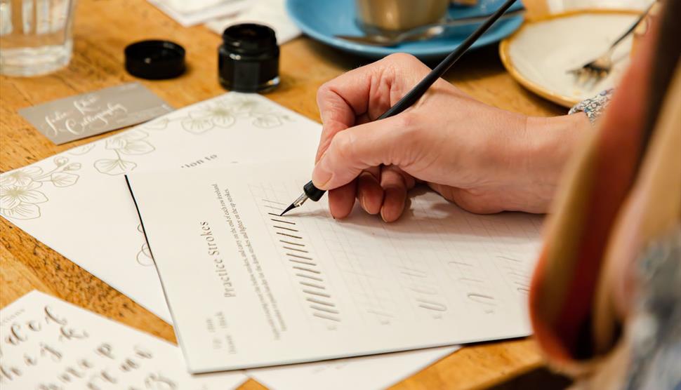 Calligraphy at Stansted Park
