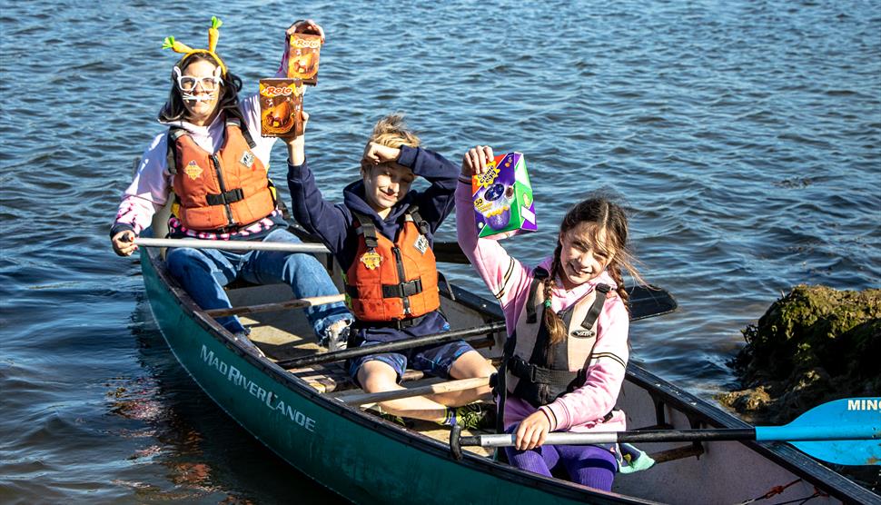 Canoe Easter Egg Hunt with New Forest Activities