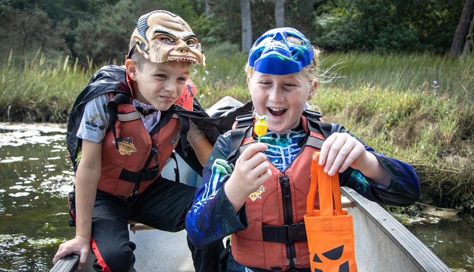 Canoe Halloween Treasure Hunt at New Forest Activities