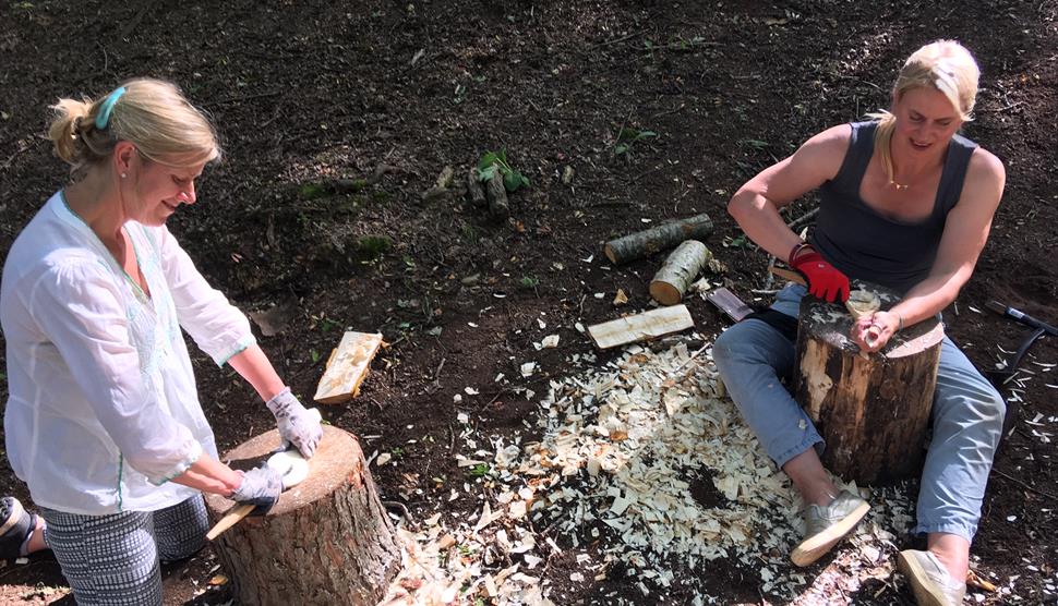 Day event: Spoon-carving and Lunch in the Woods at Heckfield Place