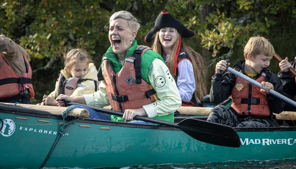 Canoe Halloween Treasure Hunt with New Forest Activities
