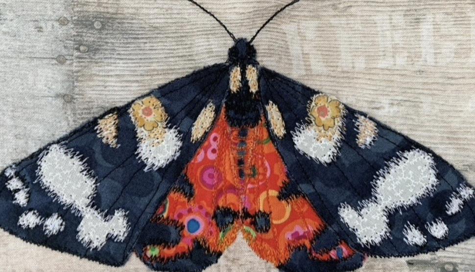 Textile butterfly