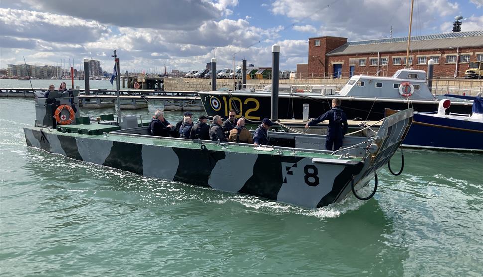 Falklands landing Craft Trips at Portsmouth Historic Dockyard