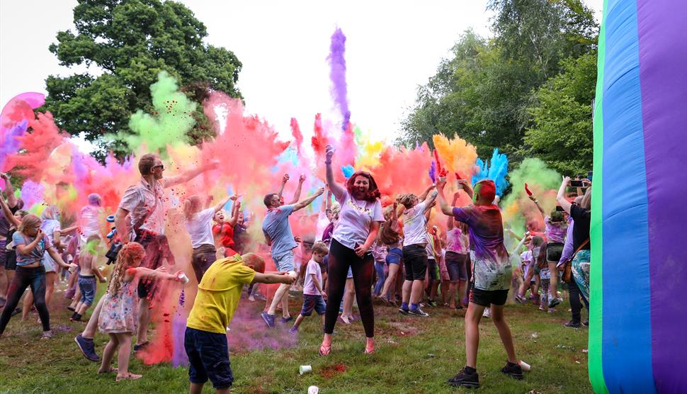 Colour Explosion at Sandy Balls Holiday Village