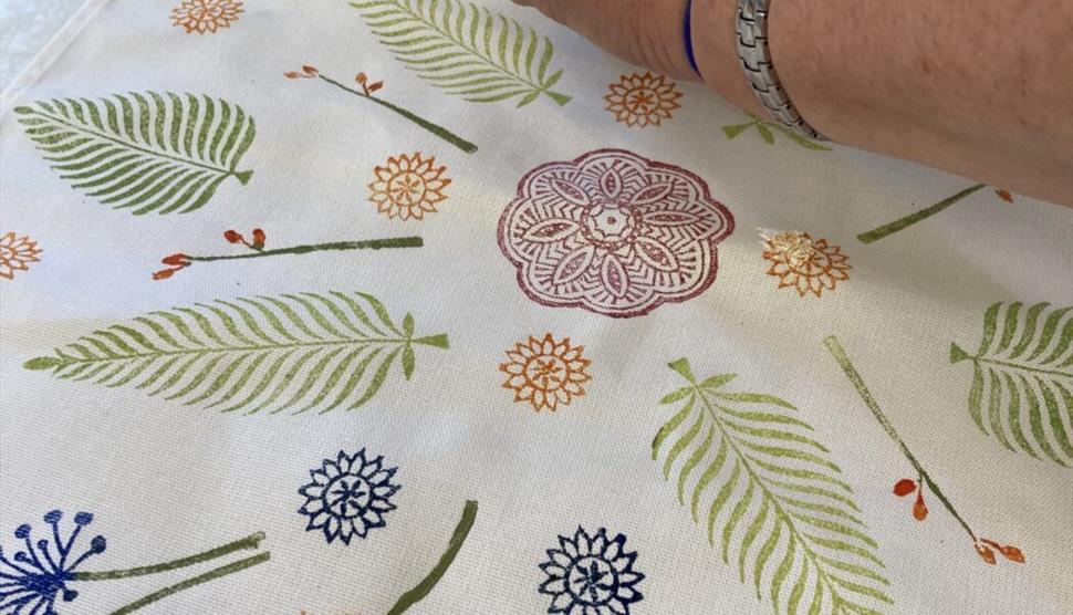 Woodblock printing workshop at Jane Austen's House