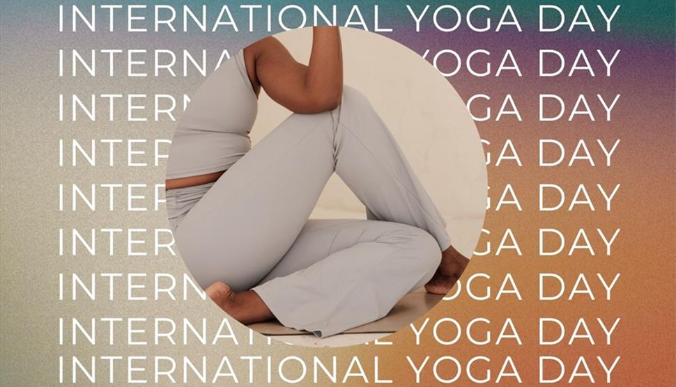 Poster for the Yoga Class at Staggeringly Good Brewery, celebrating International Yoga Day