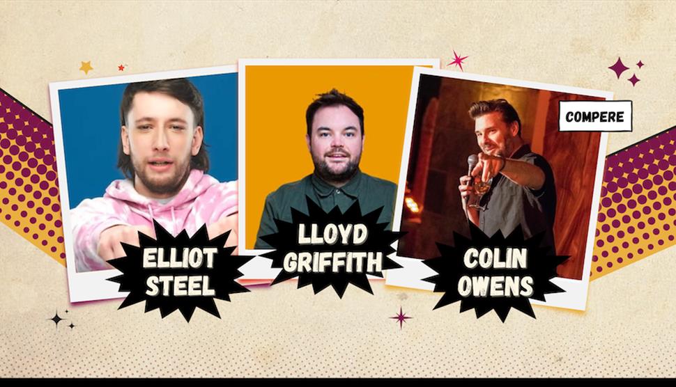 Stand Up in the Basement Comedy - Lloyd Griffith | Elliot Steel at Heartbreakers