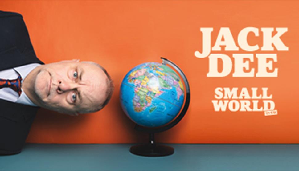 Globe with Jack Dee lying next to it