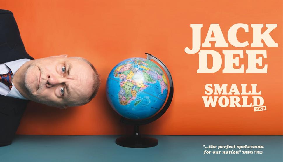 Poster for the Small World tour by Jack Dee