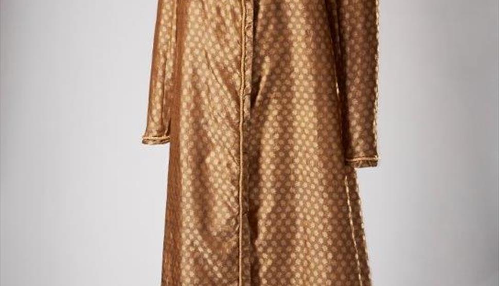 Jane's pelisse coat: on tour at Winchester City Museum