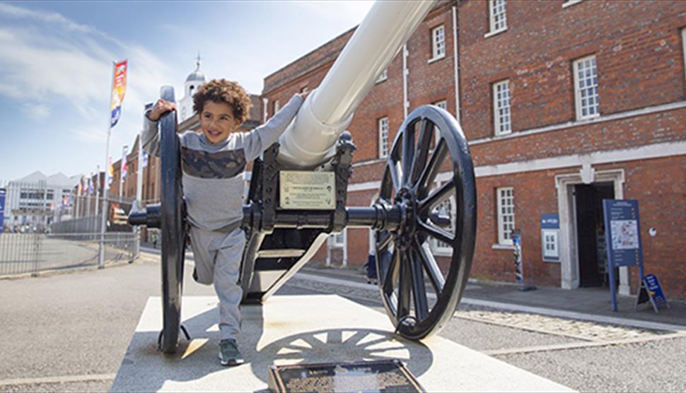 Jumping jacks at Portsmouth Historic Dockyard