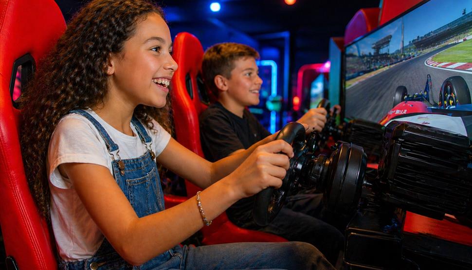 Junior Racing Parties at Full Send Racing Lounge