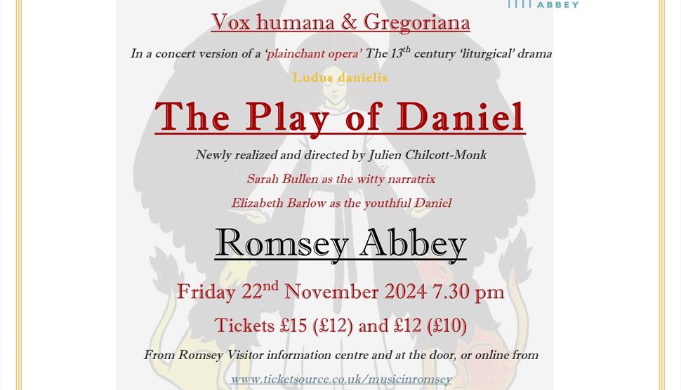 The Play of Daniel Poster