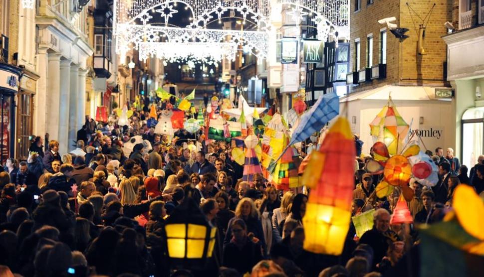 Winchester Cathedral Lantern Parade