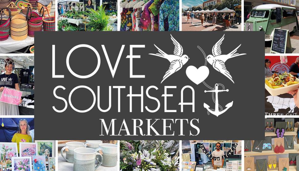 Love Southsea Market Palmerston Road Poster