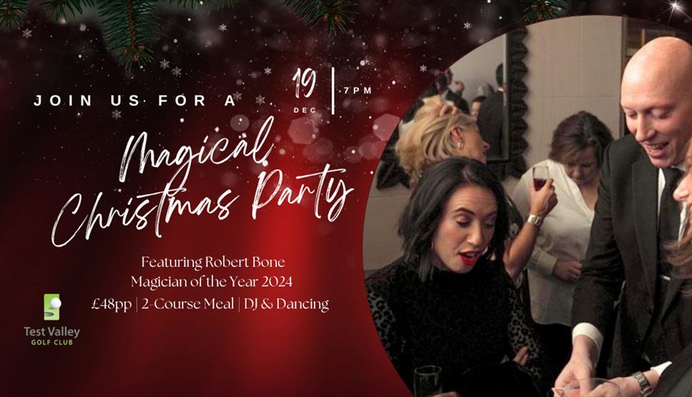 Magical Party Night Poster, with Robert Bone the Magician.