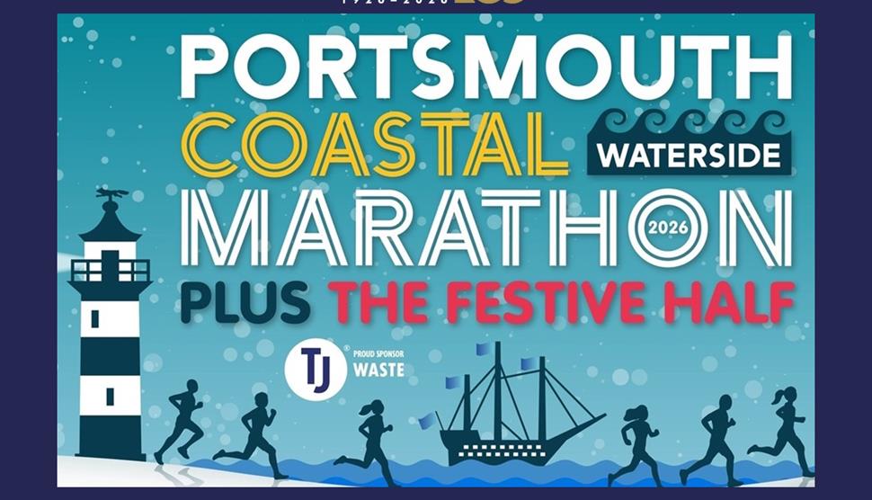 Poster for Portsmouth Coastal Waterside Marathon