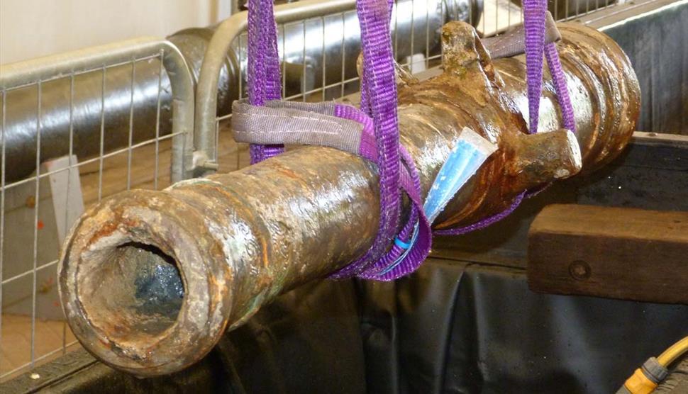 Conserving the guns of HMS London: Marine Salvage Talks at Fort Nelson