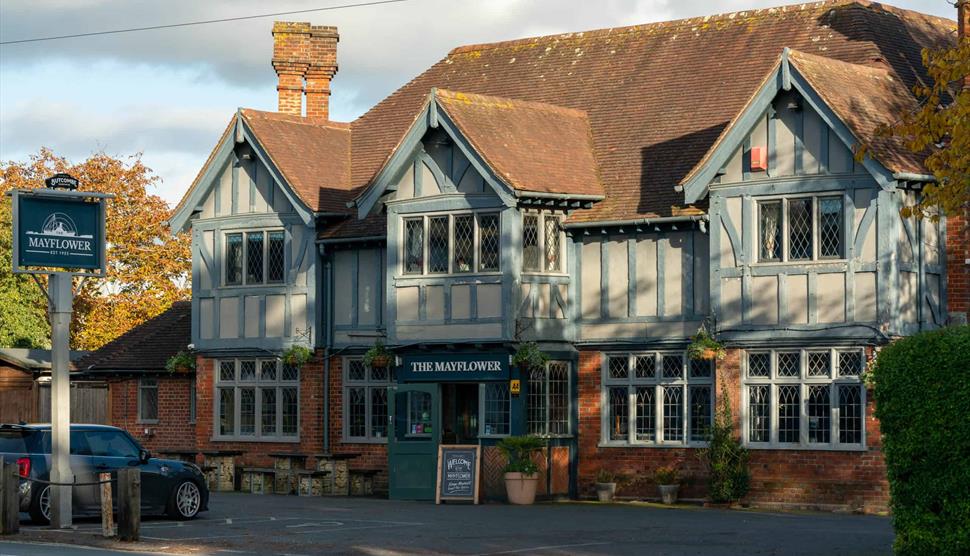 The exterior of The Mayflower