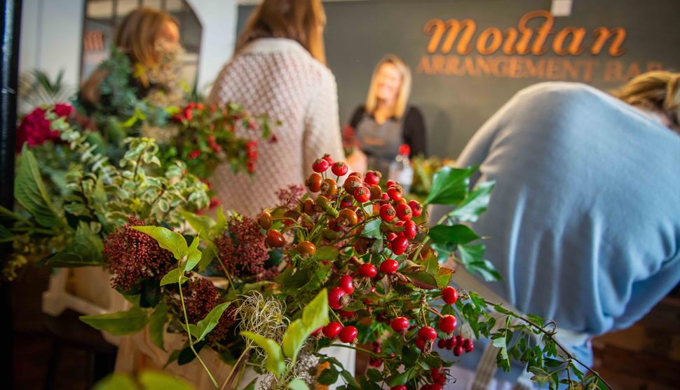 Festive Wreath Workshops at Moutan Odiham