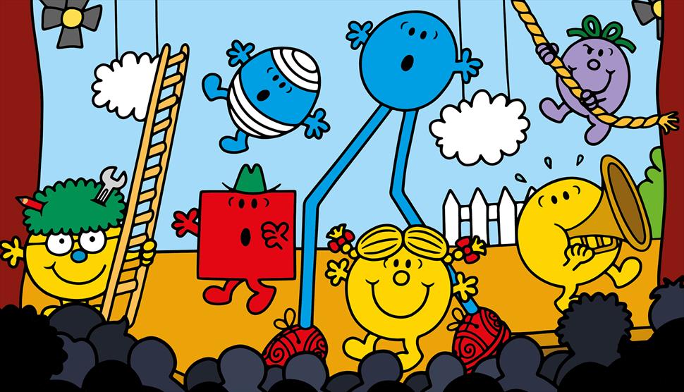 Mr. Men and Little Miss on Stage at The Berry Theatre
