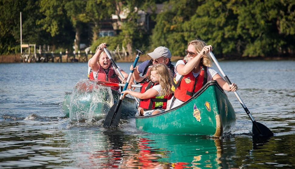 Family Canoeing with New Forest Activities