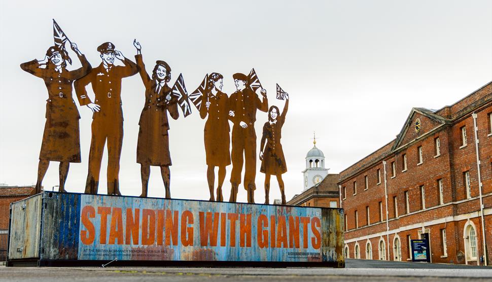 Standing With Giants Installation, Portsmouth