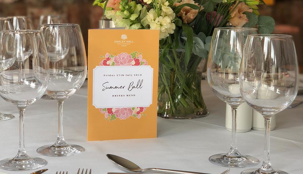 Oakley Hall Hotel's Summer Ball 2019