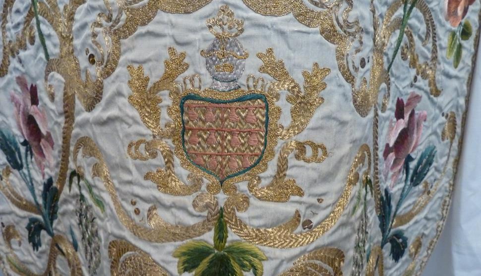 Exhibition of 18th century church vestments at St. Mary's Church