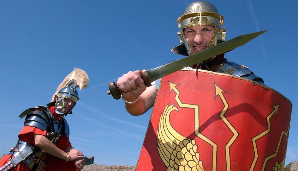 Clash of Romans at Portchester Castle