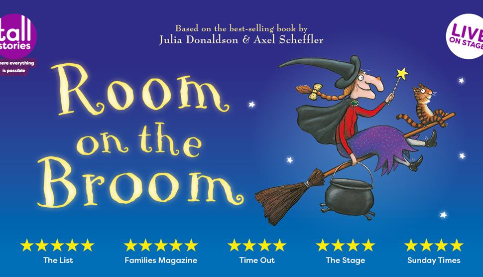 Illustration of Witch on a Broom