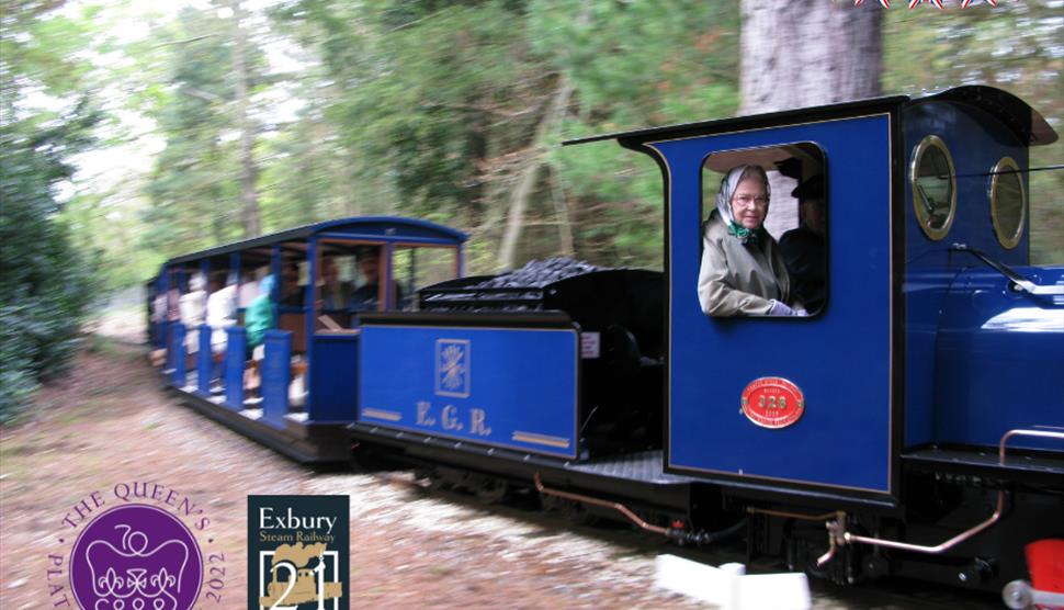 Steam Railway Jubilee celebration at Exbury Gardens