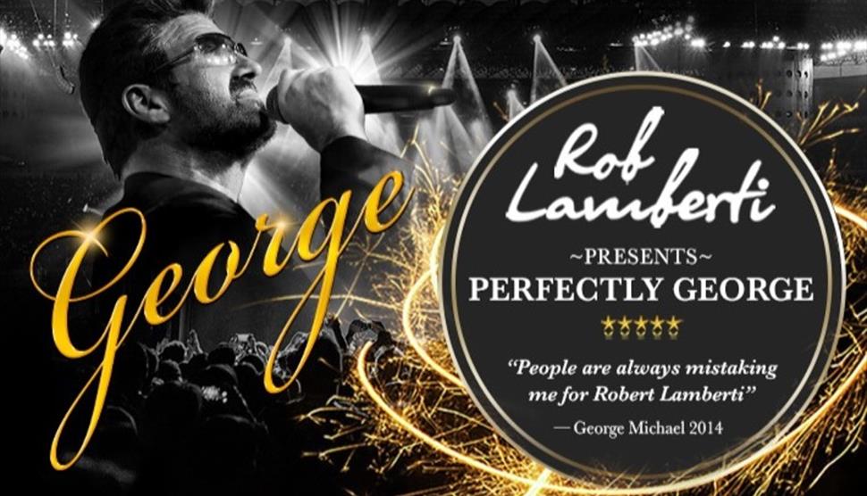 Poster for an evening with George Michael tribute act.