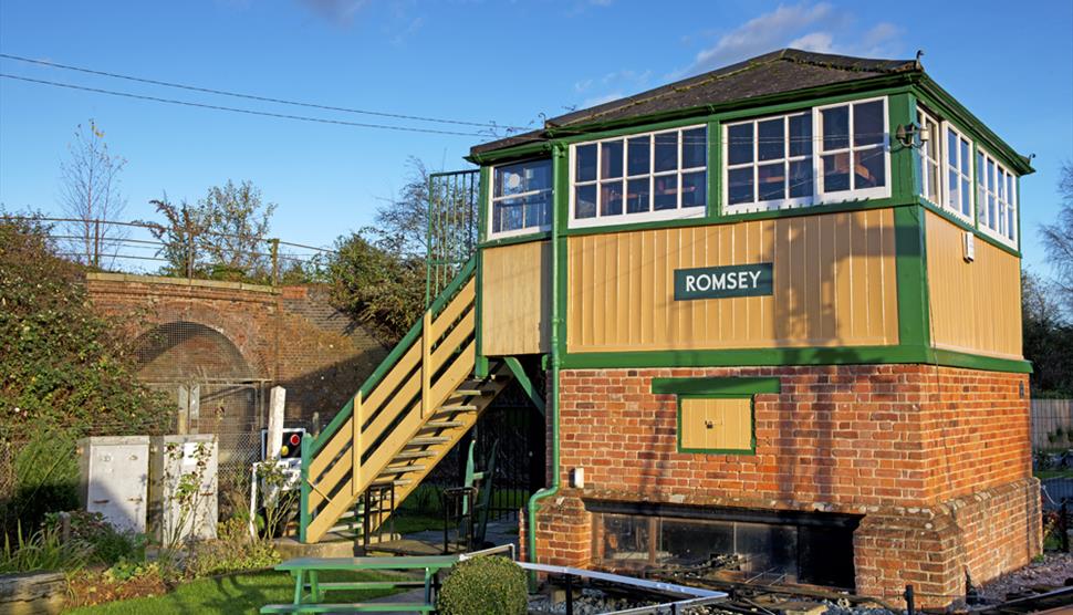 Romsey signal box.