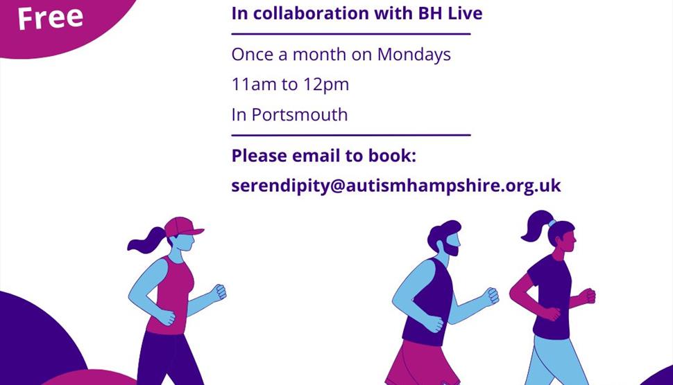 Decorative graphic for the running group