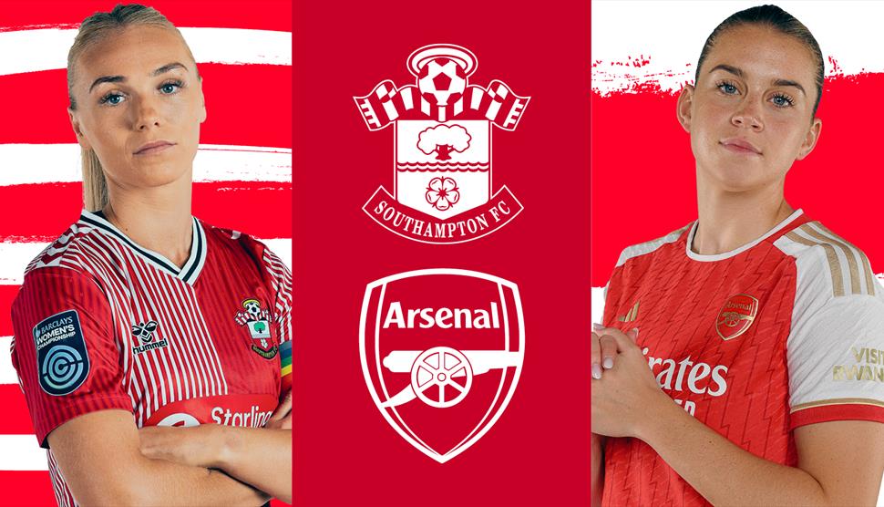 Southampton FC vs Arsenal Women at St Mary's Stadium