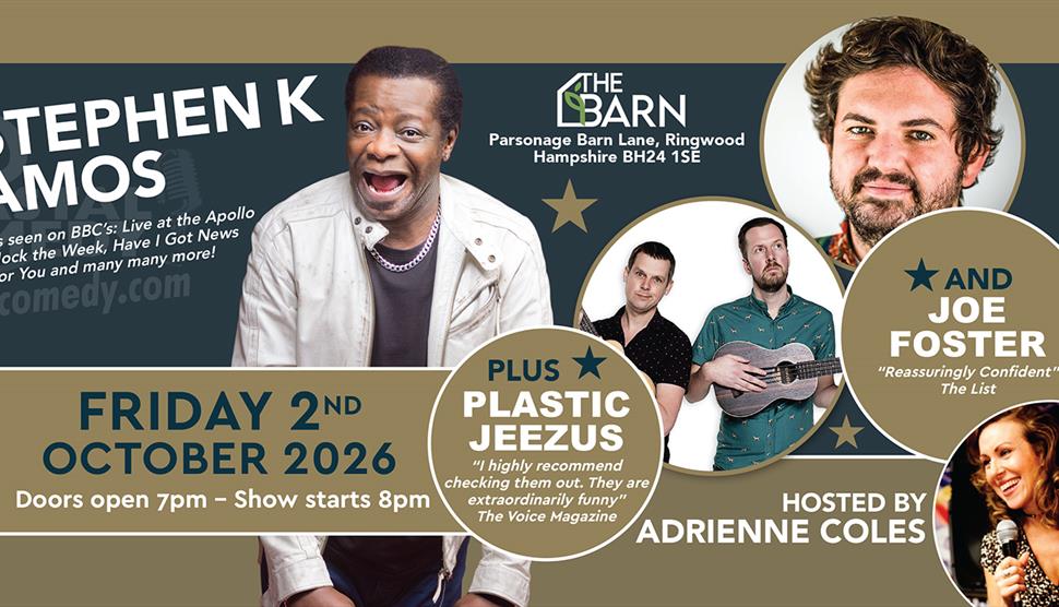 The Coastal Comedy Show with Stephen K Amos at The Barn