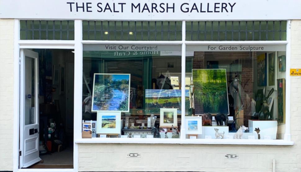 Exterior of The Salt Marsh Gallery