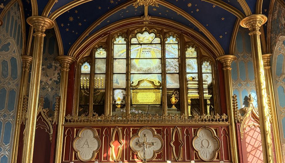 The East Window at the Chapel of St Paul