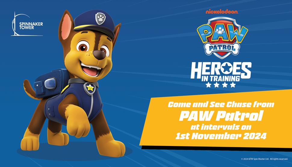 Meet & Greet Paw Patrol Chase at Spinnaker Tower