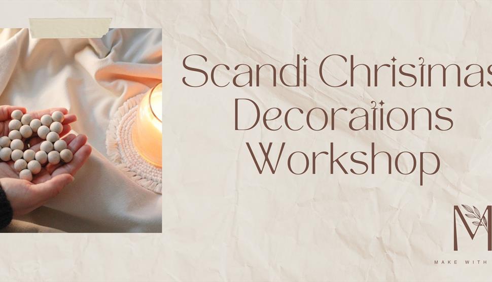 Scandi Christmas Decorations Workshops at Black Chalk Vineyard