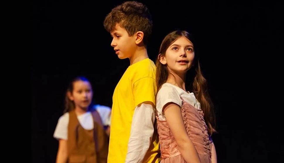 Photograph of children taking part in a Shakespeare production - copyright Coram Shakespeare Schools Foundation