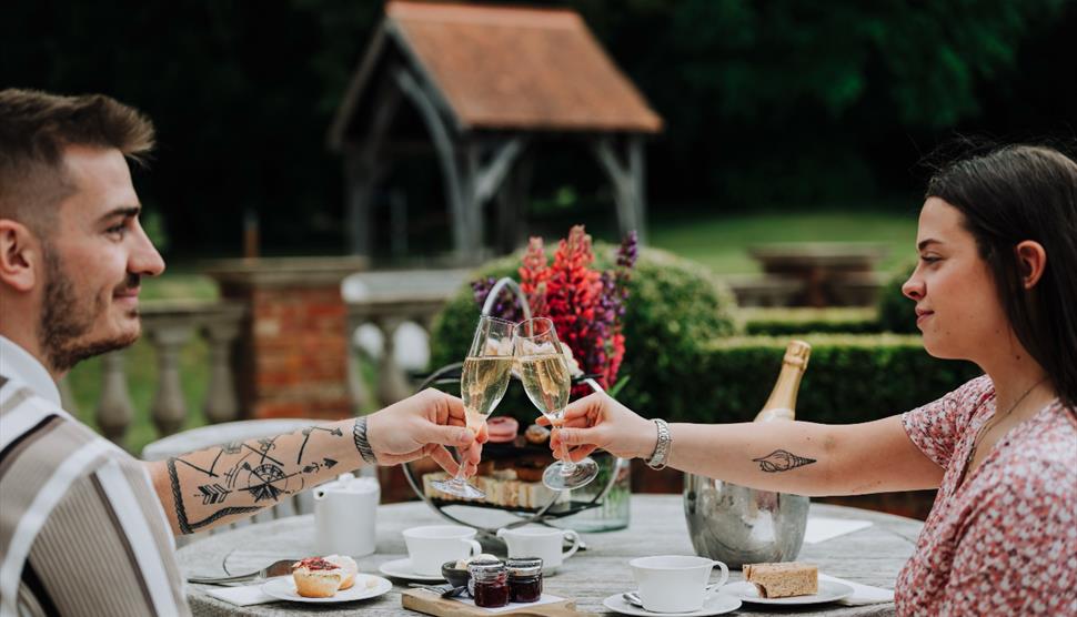 Sparkling Afternoon Tea on the Terrace