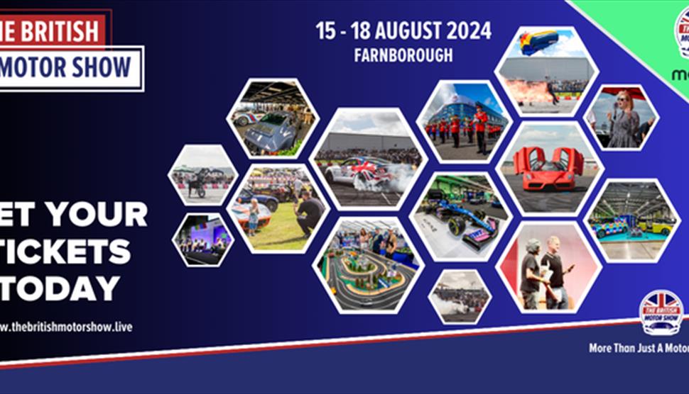 The British Motor Show Live 2024 at Farnborough International Exhibition and Conference Centre