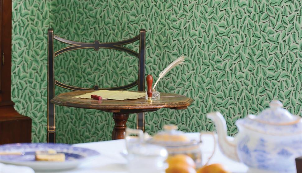 Jane Austen's writing table at Jane Austen's House