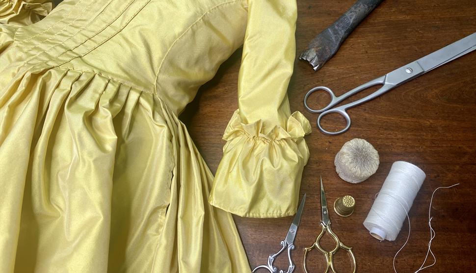 Stitching a New Gown with Dr Serena Dyer at Jane Austen's House