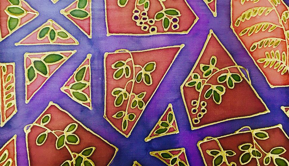 Silk Painting Workshop at Sandham Memorial Chapel