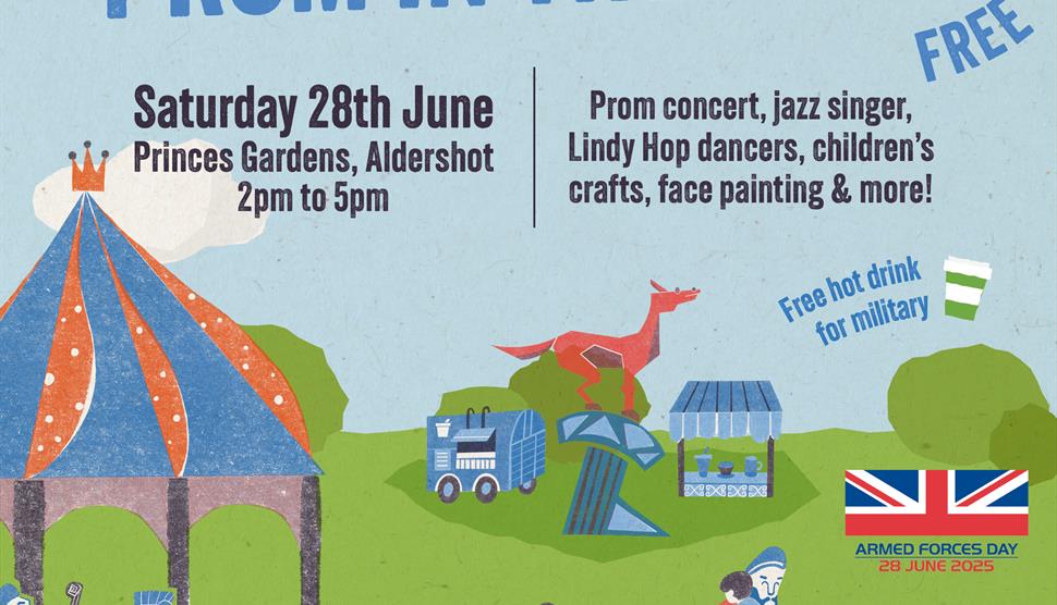 Armed Forces Day Prom in the Park in Aldershot